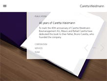 Tablet Screenshot of caretta-weidmann.ch